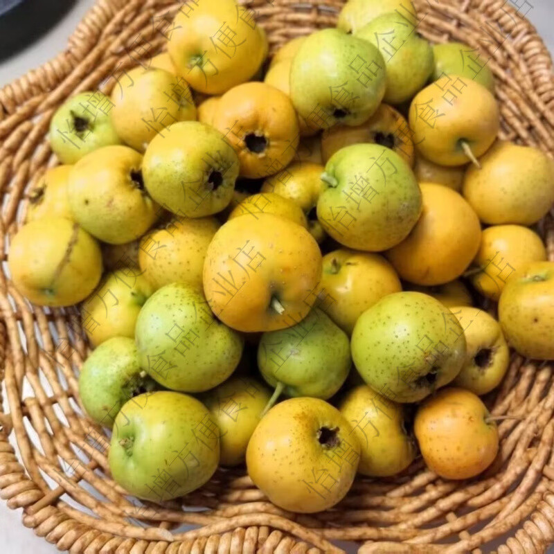 黄山楂鲜果甜口山楂黄金山楂金如意特大果看详情嫌小勿拍 1斤 精品特大果一斤约50-60颗 京东折扣/优惠券