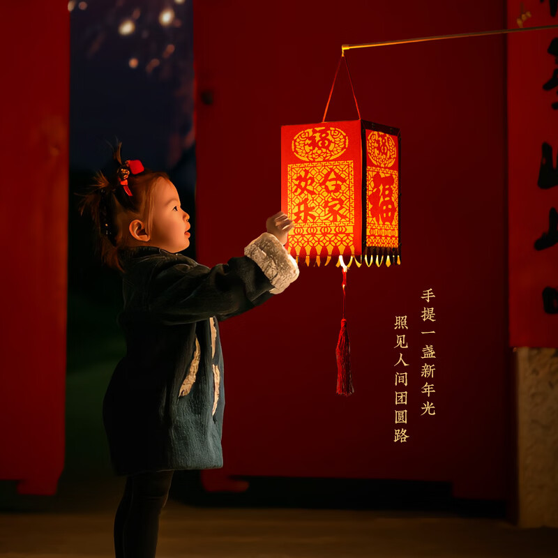 福人福地节庆用品 DIY手工灯笼 2026马年新款 小孩手工 生肖马卡通灯笼  DIY百变灯笼（2个装1盒）