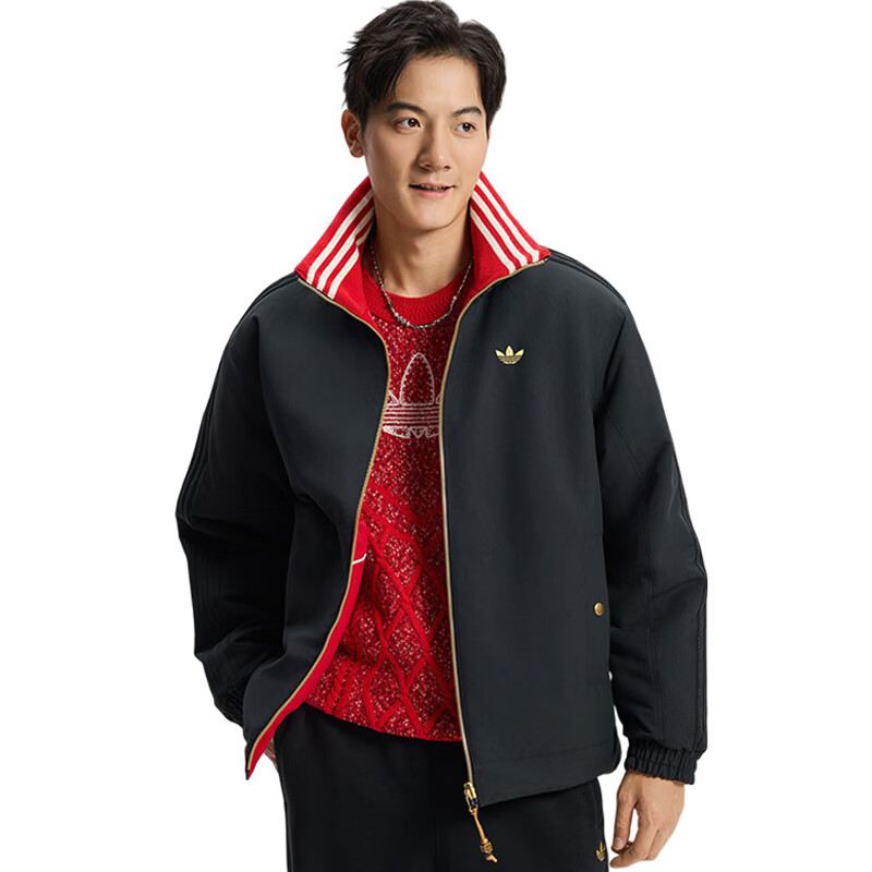 阿迪达斯（adidas）三叶草男子春季CNY运动休闲棉服外套KT0639 KT0639 M