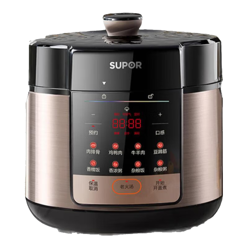 ���ڲ������ղ�����SUPOR����ѹ���� 5�����ô�������ѹ�� ȫ�Զ�����ԤԼ�緹�� ������֭ �������๦��4-6�� һ��˫�� 5L ˫�ڵ��ɵ��� ���ɷ��� 203.15Ԫ(������)