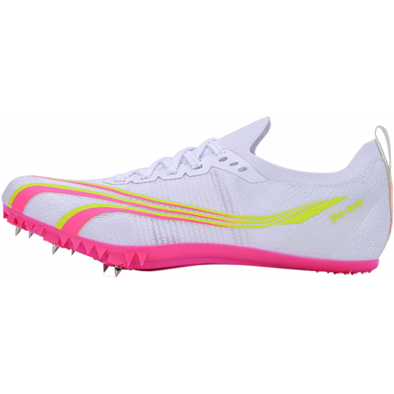 多威（Do-win）鹰3代PRO钉鞋田径短跑男全掌碳板竞赛鞋体育生钉子鞋女 白_荧光粉 40