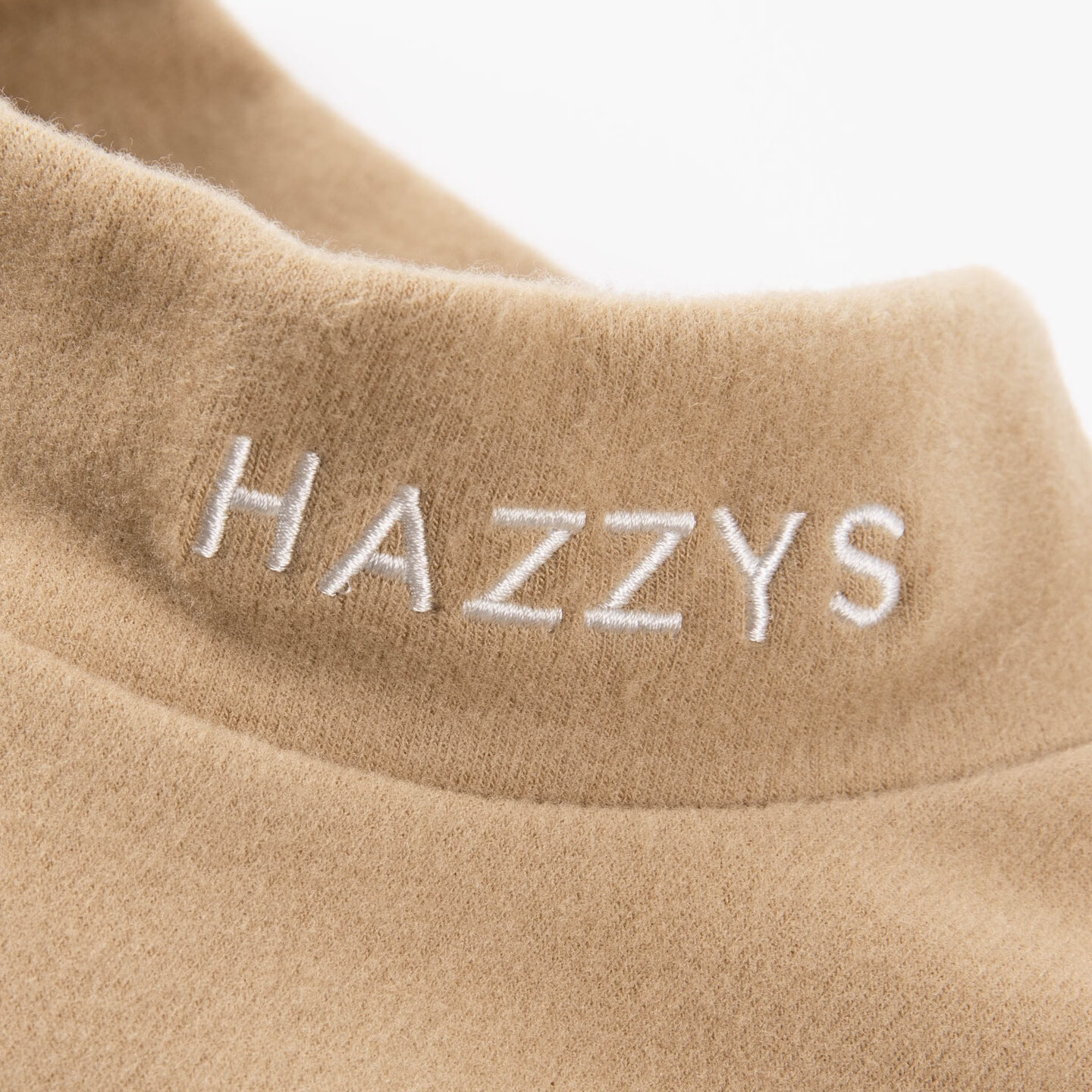 哈吉斯（HAZZYS）童装男女童打底衫2025秋新品针织双面欧绒上衣 钻石黑 130