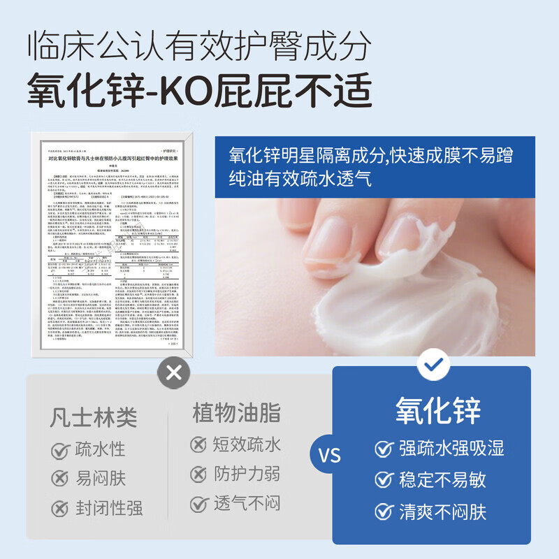 戴·可·思（Dexter）戴可思护臀膏新生婴儿专用氧化锌舒缓秋红金盏花宝宝屁屁膏护臀霜 【经典防护 超值装】护臀膏45g*2