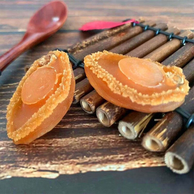 朝鱼汐拾鲍鱼干特大大连黄金淡干佛跳墙原材料50头干货粽子小鲍仔100g 100-101只1斤