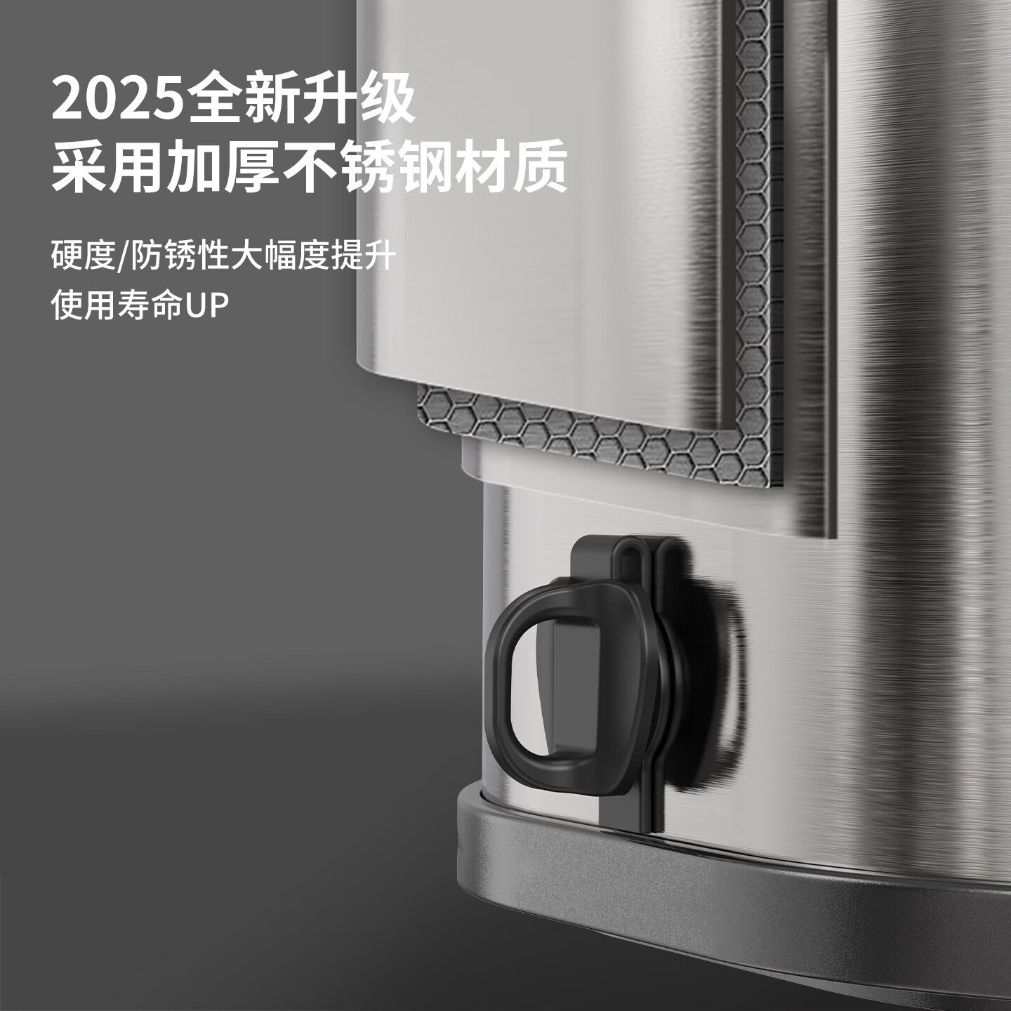 太太乐大号不锈钢旋转拖把桶免手洗甩干脱水双驱动好神拖墩布甩水拖地 金刚侠不锈钢旋转拖把【不锈钢杆+5个布头】