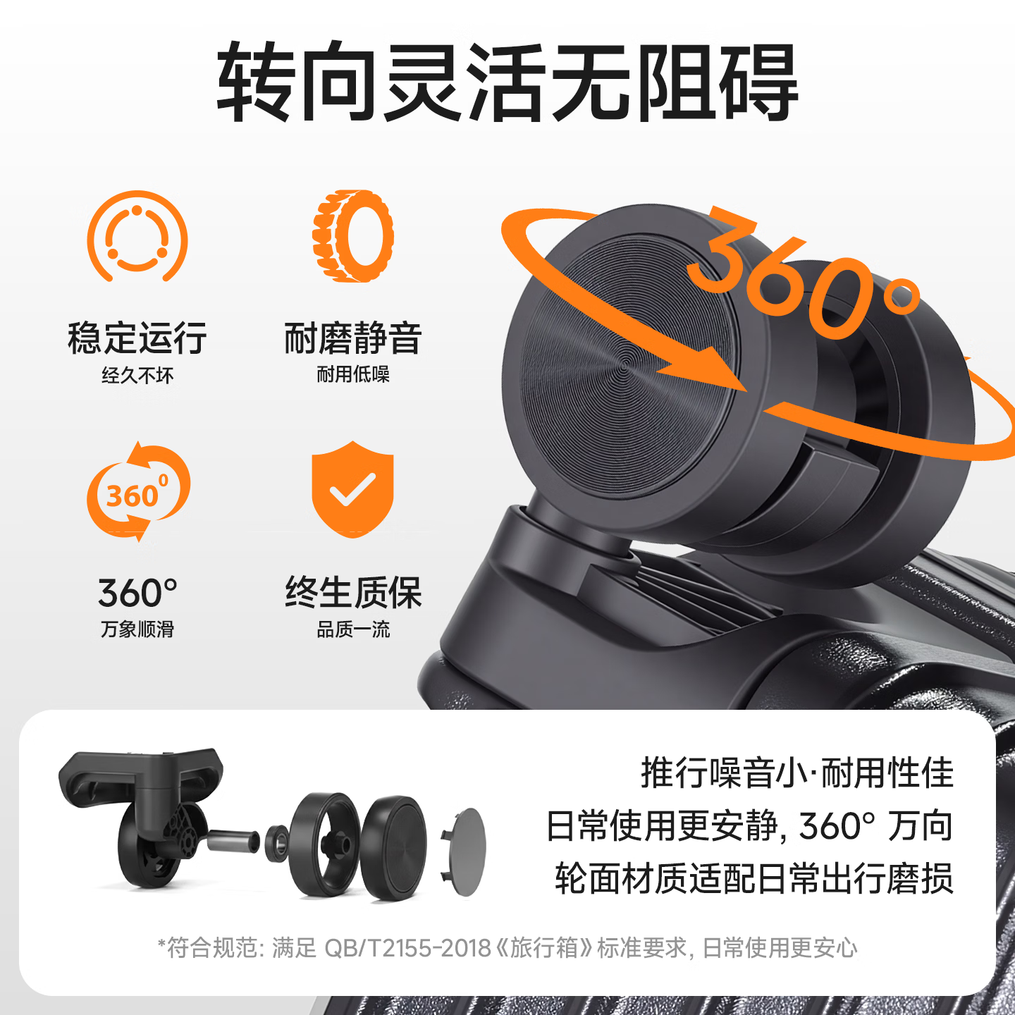 冇力行李箱20英寸铝框大容量拉杆箱男女旅行箱防爆密码箱 质感黑经典款 20英寸 【登机推荐】