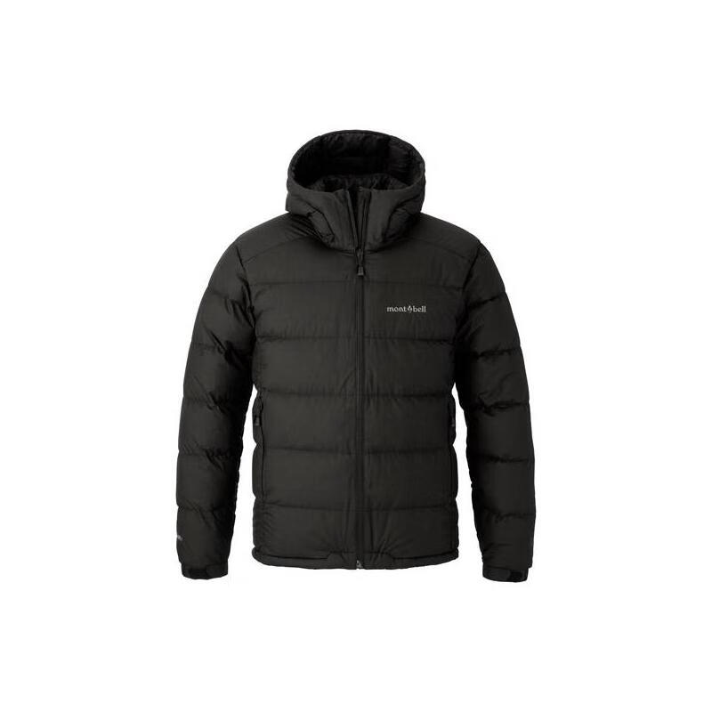mont·bell男士夹克保暖防风黑色轻量户外冬季羽绒服休闲 DGN 均码 |S