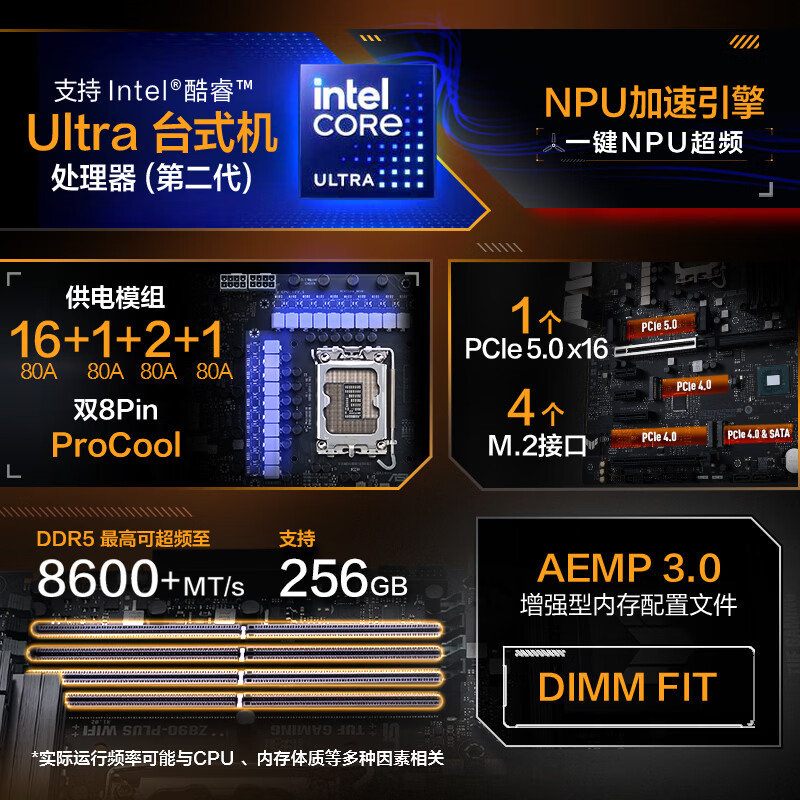 华硕 TUF GAMING Z890-PLUS WIFI 图 4