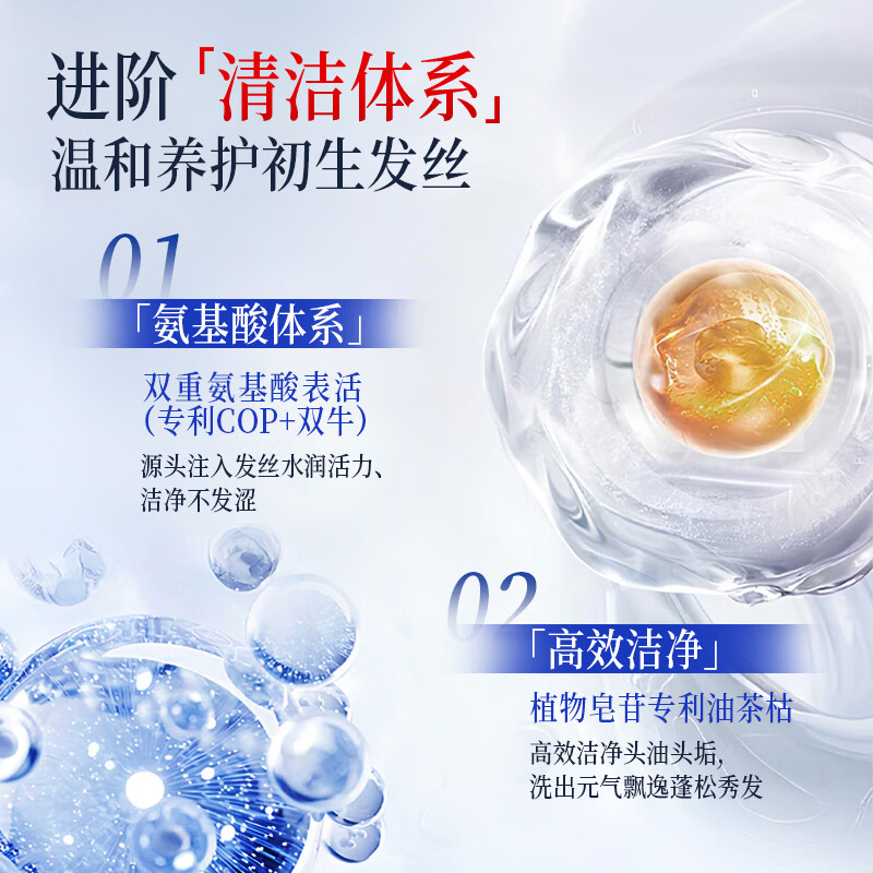 完好如初控油去屑洗发水蓬松发根持久留香顺发养发洗发露750ml 控油去屑750ml