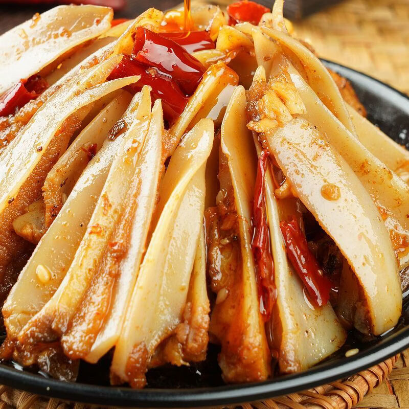 林妹妹麻辣三角骨250g香辣鸡软骨胸骨脆骨宿舍零食熟食即食炭烤辣味速食 麻辣三角骨1袋