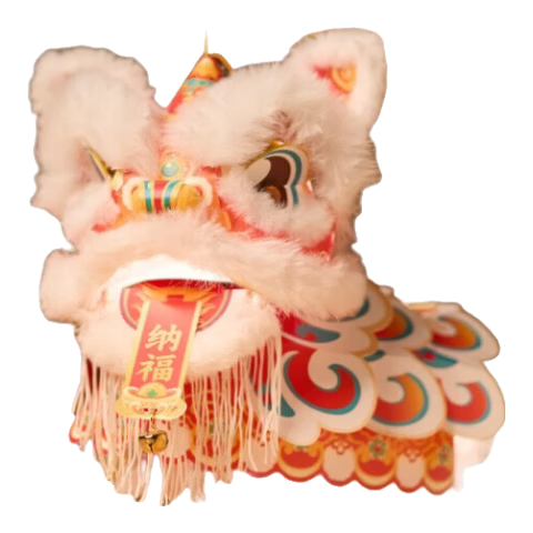2026马年新款瑞宝醒狮灯笼手工diy儿童制作材料包古风狮子花灯 瑞宝醒狮灯笼-随机款式【PP材质】 无规格