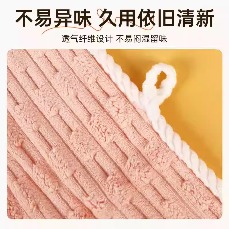 康王（KANGWANG）吸水毛巾洗脸用不掉毛洗澡速干手巾学生全棉纯色简约吸水清洁速干 灰+蓝 2条 75cm*35cm