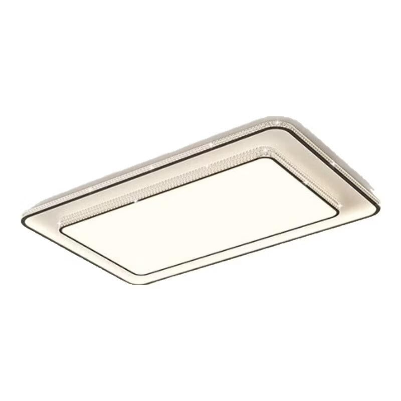 欧普照明2026新款全屋水晶造型现代简约全光谱护眼客厅卧室智控吸顶灯灯具 黑色套餐5 【四室两厅】全光谱护眼(包安装) 升级离线智能语音