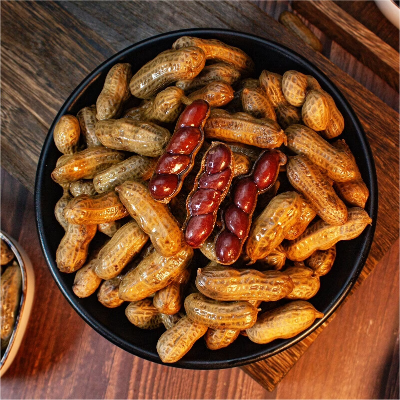 忆江城卤汁花生水煮开袋即食下酒菜深夜零食商用夜市烧烤五香味水煮花 卤汁花生408g*2袋