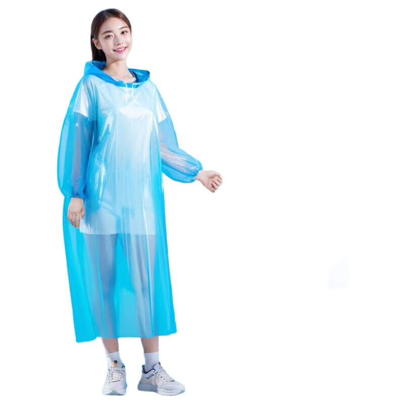 【厂家直供】一次性雨衣儿童全身加厚卡片雨披小学生便携旅行户外 【颜色随机】一次性雨衣-3件