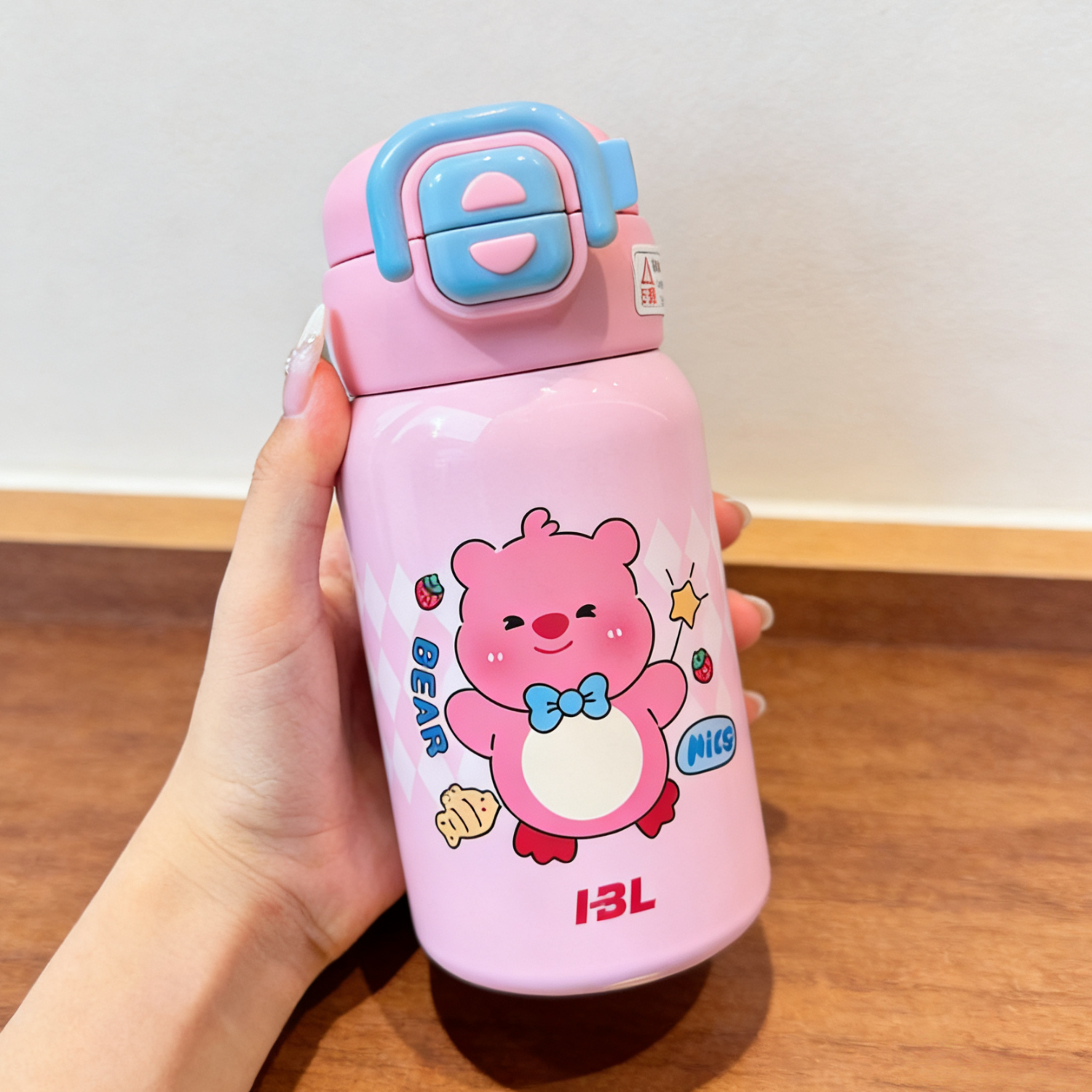 Briar Vine儿童保温杯保温杯水杯保温杯女款杯子保温杯儿童保温杯女生 粉色 550ml