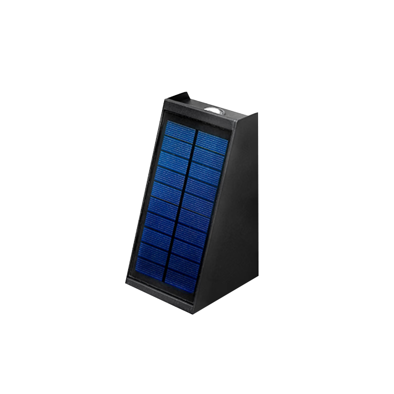 永萊之光太陽能壁燈外墻洗墻燈戶外防水庭院燈裝飾燈別墅圍墻景觀燈照明燈 白光款【8 LED】