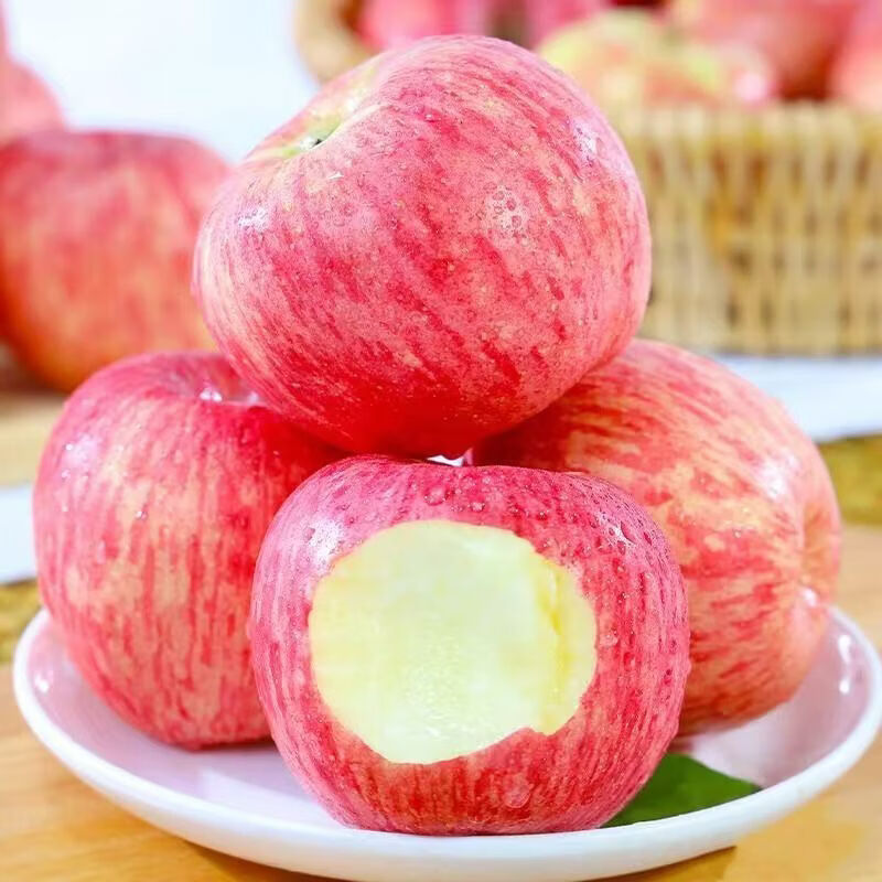 享佳恬山西红富士苹果25年当季水果生鲜脆甜新鲜时令平安果产地直发整箱 8.5斤【单果65mm+】