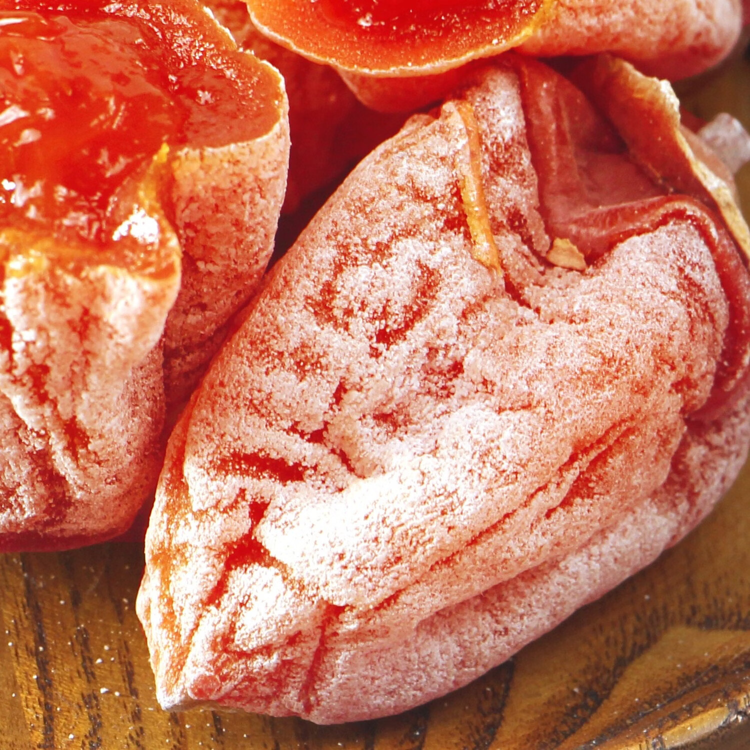 正宗陕西柿饼流心霜降吊柿饼农家柿子饼陕西特产送礼整箱 精选8-20个独立包装 净含量500g 新鲜