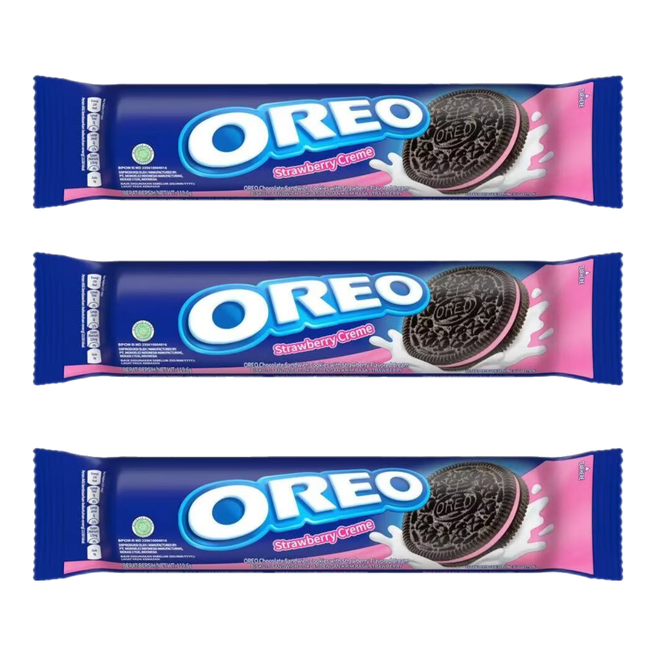�����£�Oreo��ӡ����ڲ�ݮ���ı���110.4g*3��������֡�