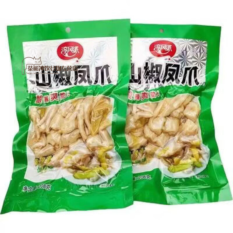 淳风派山椒凤爪208g酸辣爽脆鸡爪脚即食休闲煲剧零食小吃 26年1月到期淳风派山椒凤爪208g发2包