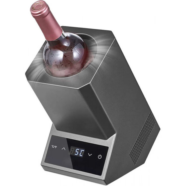 SJBOB德国进口品质迷你单瓶红酒柜恒温酒柜家用小型半导体车家两用红酒迷你小冰箱
