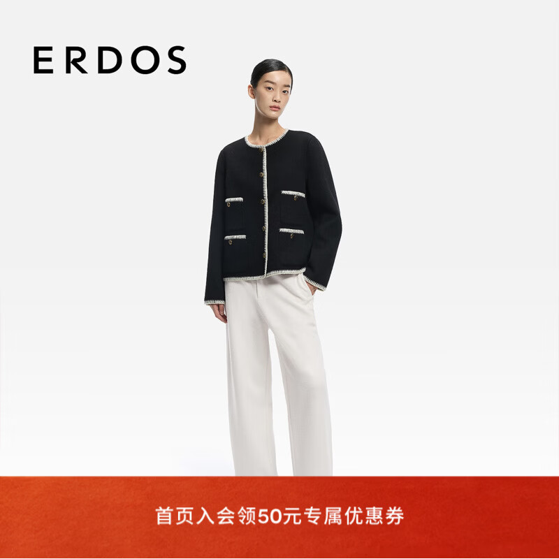 ERDOS 26�紺Բ��������֯ͦ���㽶��Ů�������п� �� L 170/72A 2490Ԫ