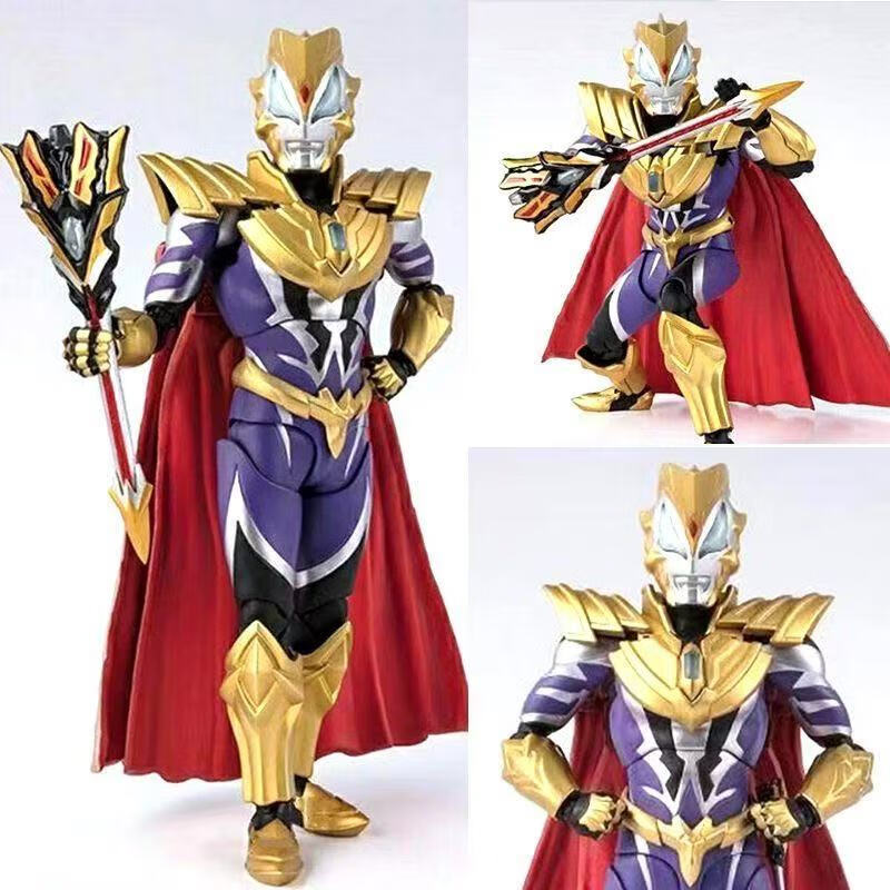 捷德奥特曼shf究极尊皇黄金赛罗多关节可动男孩新年礼物模型 捷德豪勇