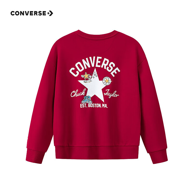 Converse����ͯװ��ͯ����2025�����¿��д�ͯ�����˶�ʱ���׷���ů���� ���޿��˹�غ�CNVN-FW-J981 110 /52 ��������98-104cm 74Ԫ������������
