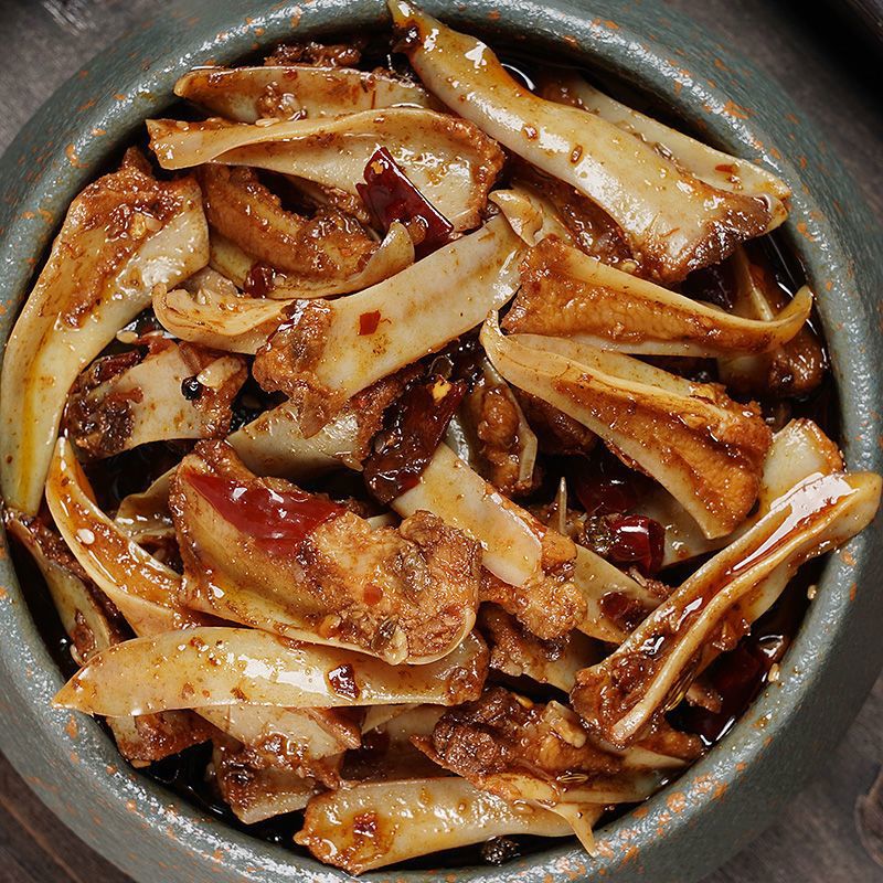 林妹妹麻辣三角骨250g香辣鸡软骨胸骨脆骨宿舍零食熟食即食炭烤辣味速食 麻辣三角骨1袋