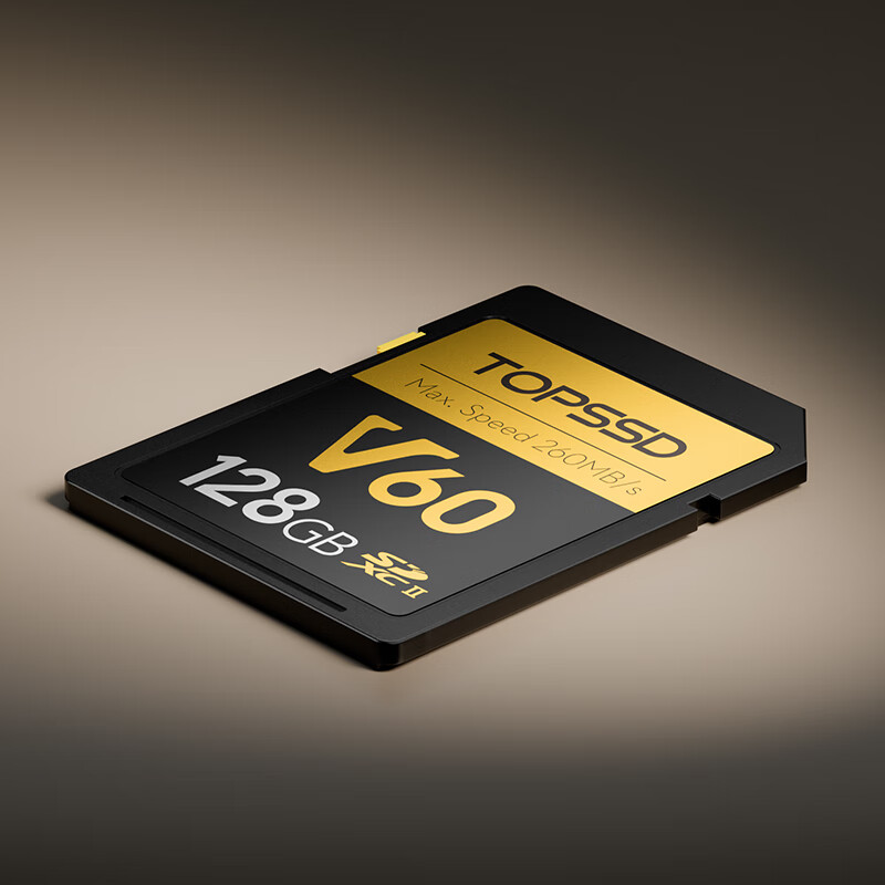 天硕（TOPSSD）高品质SD卡 | 260MB/s | V60系列 | UHS-II二代双芯 | 为专业影像而生 128GB | V60系列_SD卡 官方标配
