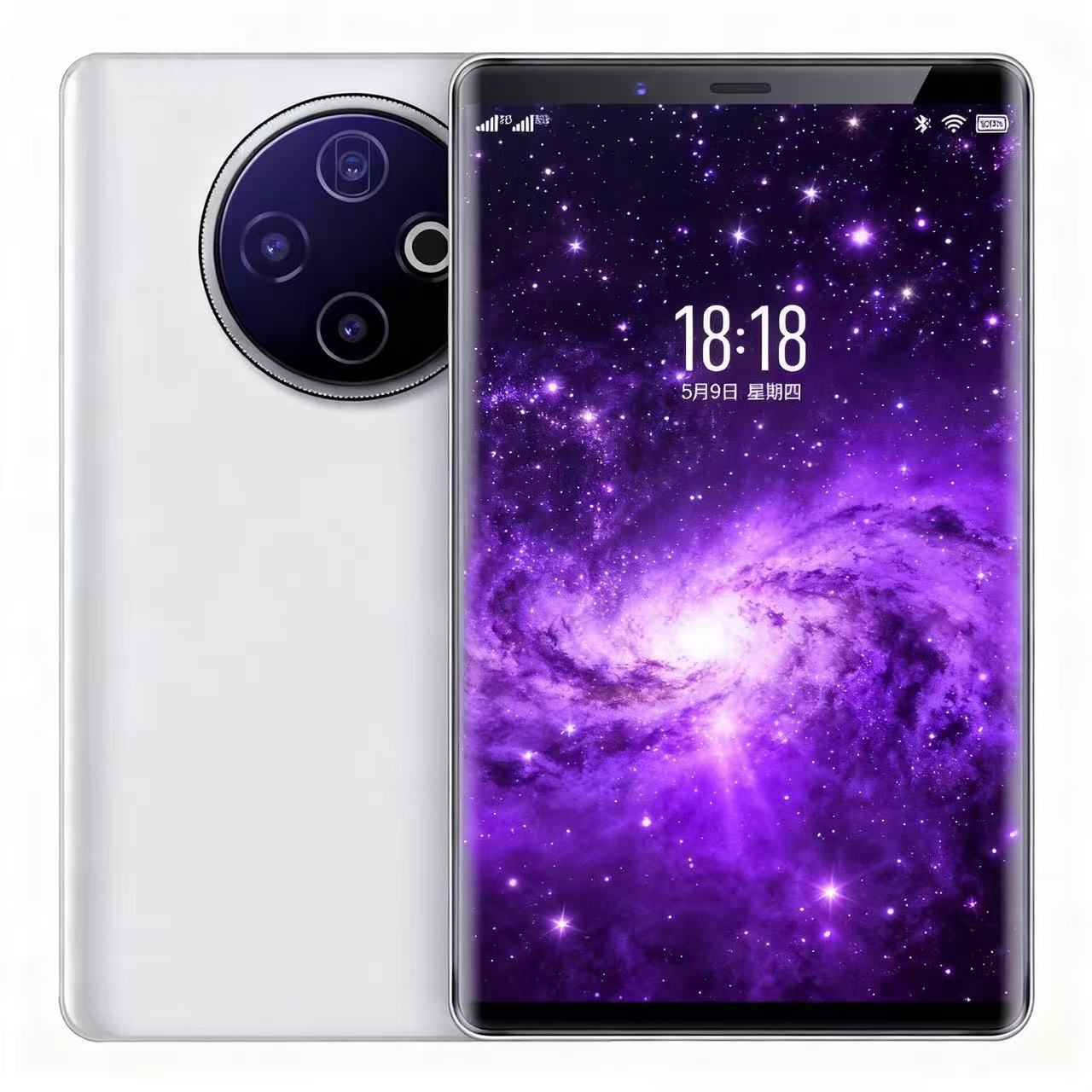 WUHADP正品新款手机512G大内存8.9英寸大屏幕长续航全网通5G双卡双待P300红外遥控指纹解锁智能分屏分身 银色 16GB+256GB 官方标配