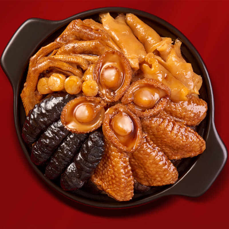 广州酒家尚品佛跳墙礼盒3.2斤盆菜年货礼盒送礼 广州酒家尚品佛跳墙礼盒3.2斤