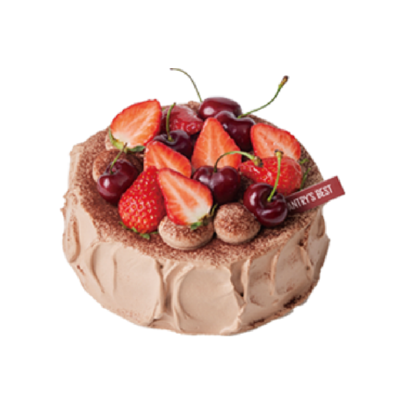派悅坊草莓巧克力生日蛋糕新鮮車?yán)遄幽逃吞鹌妨闶惩钱?dāng)天配送北京上海
