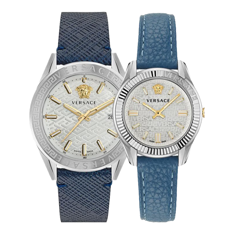 范思哲（VERSACE）瑞士情侣手表520情人节生日结婚礼物VE6C00123-VE6A00123-35+42MM