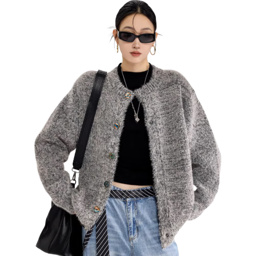 ���ڲ�����ICH MODEICHMODE��ʽ��ë��֯������Ů���������̿��ɫë�����׺�ɫL 200.9Ԫ