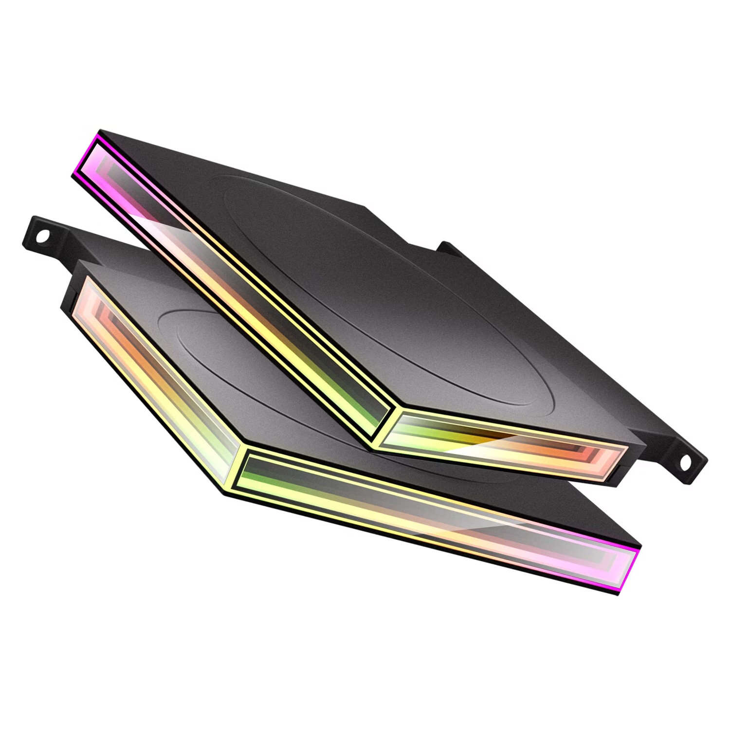 丛林豹电脑机箱风扇镶嵌展示手办置物支架无限镜支持神光同步白色ARGB台式 手办支架【白色】 丛林豹电脑机箱风扇镶嵌展示手办置物支架无限镜支持神光同步白色ARGB台式 手办支架【白色】