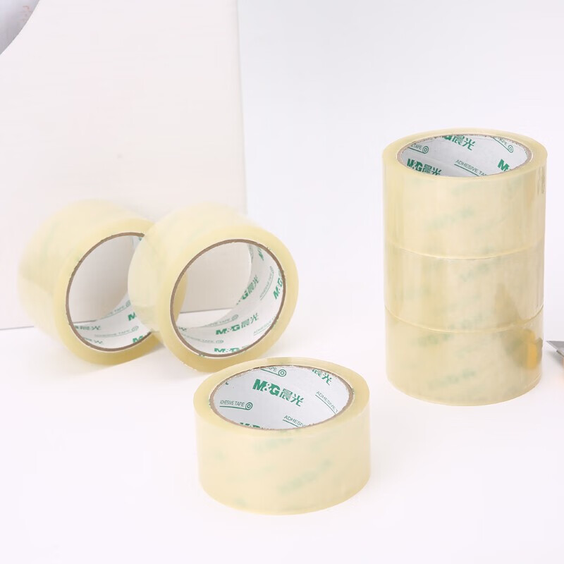 晨光（M&amp;G） 文具45um透明封箱胶带 打包胶带 大胶布 AJD97328（48mm*60y 6卷）