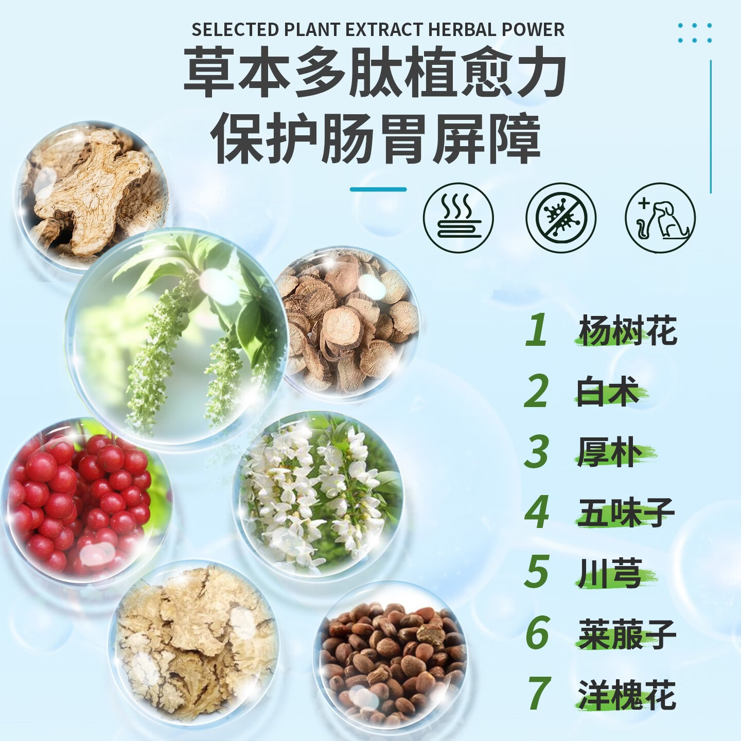 杜力德宠物肠炎宁狗狗猫咪肠粘膜损伤肠胃屏障弱犬营养滴剂 肠炎宁（养护肠粘膜） 50ml*1瓶