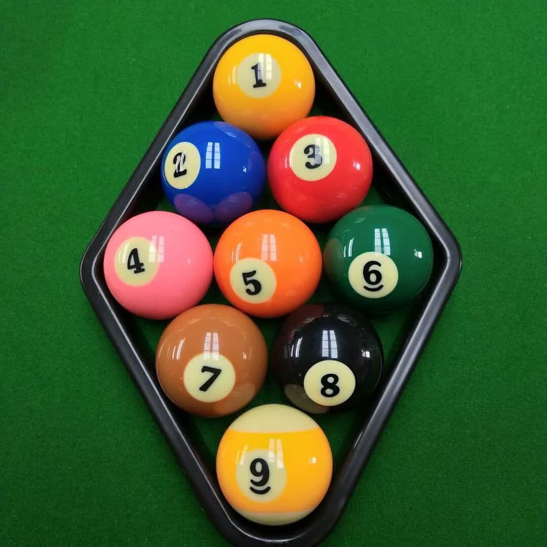 九球三角架美式摆球框花式台球菱形架abs树脂框架台球用品 默认规格