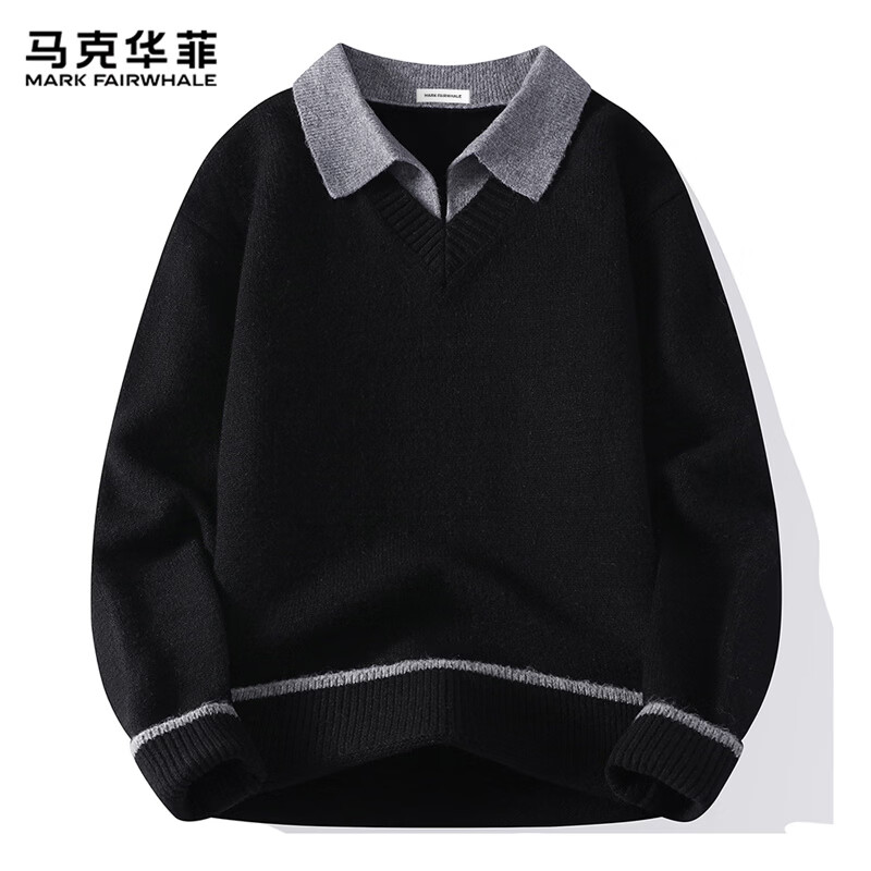 ���˻��ƣ�MARK FAIRWHALE��ë����ʿ������ů��������֯��������ë������ ��ɫ M 218Ԫ