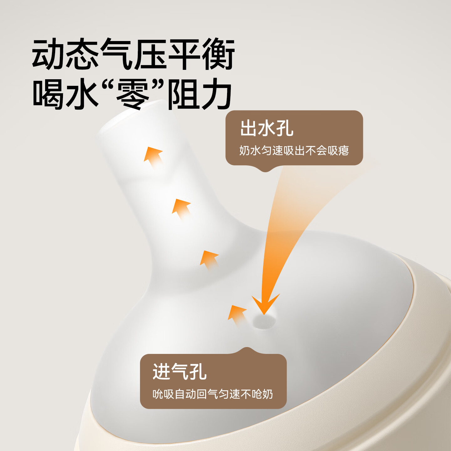 英氏（YEEHOO）保温杯儿童保温杯恒温杯不锈钢大宝宝冲夜奶神器水杯水壶保温杯 米白色