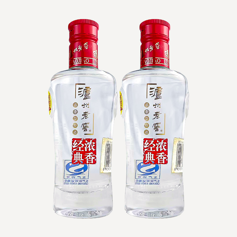 泸州老窖浓香型白酒 52度 100mL 2瓶 2012年