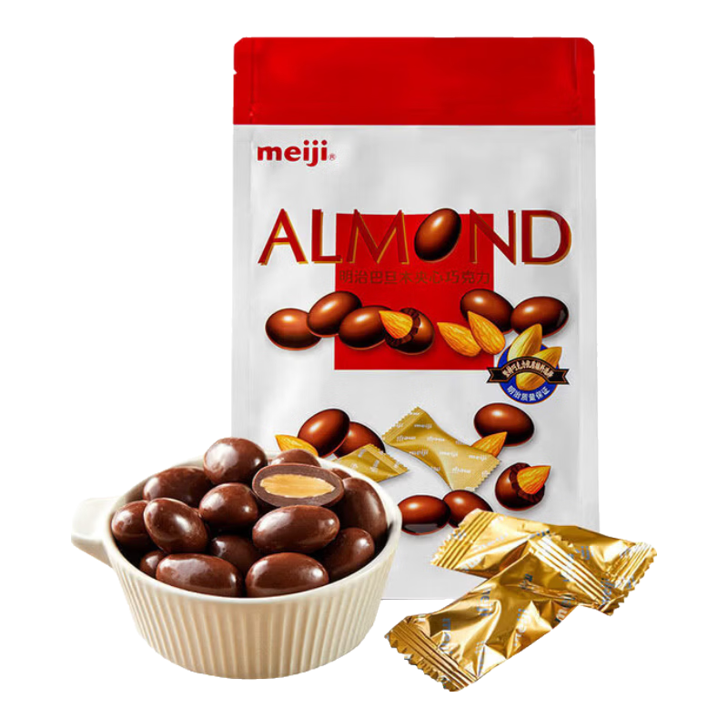 明治meiji山姆超市正品代購(gòu)山姆巧克力豆夾心零食堅(jiān)果仁混合小零食堅(jiān)果腰果 拆分10小包 山姆金榜TOP1