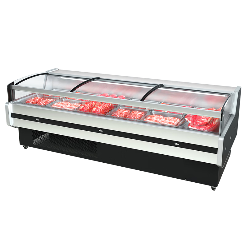 柯莱亨鲜肉柜展示柜商用猪肉保鲜柜生鲜超市卧式冷藏柜水果捞果切柜凉菜熟食寿司冰柜 1.2米直冷升级节能款（ 2℃-8℃+东贝压缩机）