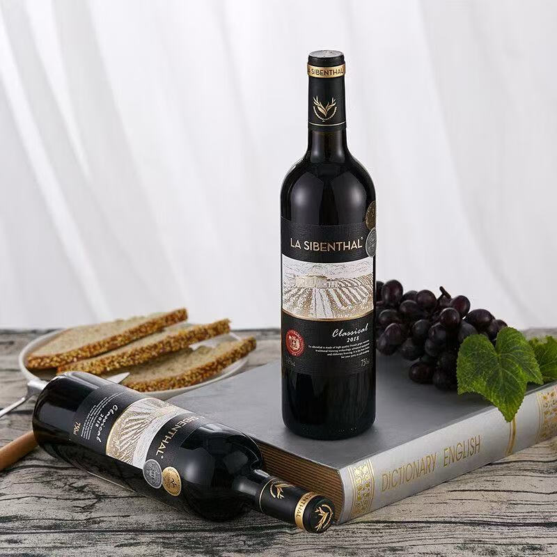 赛马酒庄朗诗黛尔红酒 卢瑞小橡树 14度干红葡萄酒 750ml*6