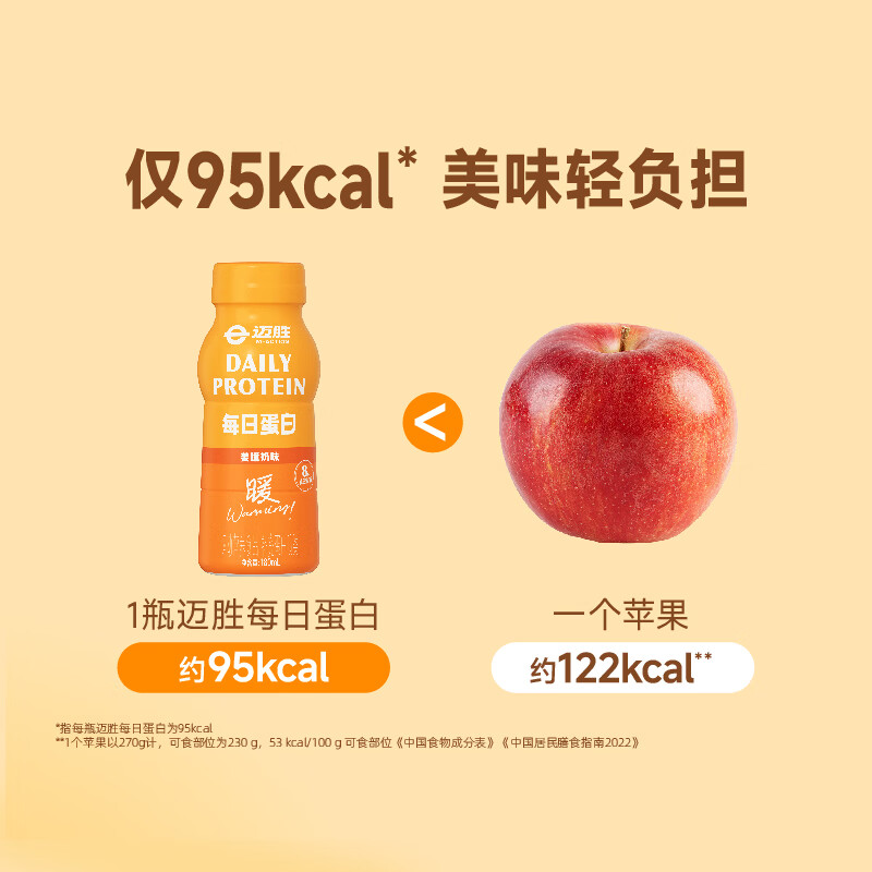 迈胜每日液体蛋白饮姜黄暖暖运动后恢复健身增肌营养乳清蛋白训练补剂 每日蛋白姜撞奶味 15瓶*1箱