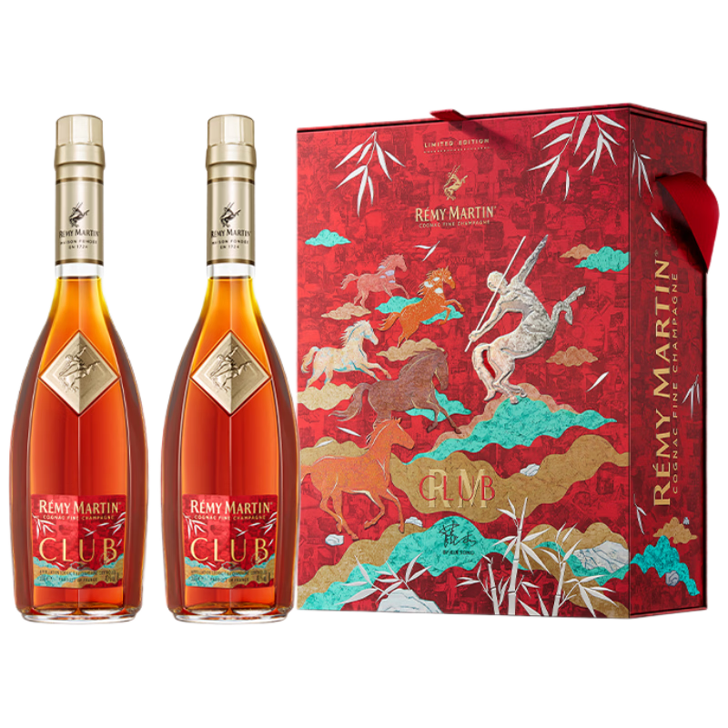 PLUS����ͷ�� Remy Martin CLUB���ذ����� 500ml ˫֧װ ����������� 750.5Ԫ