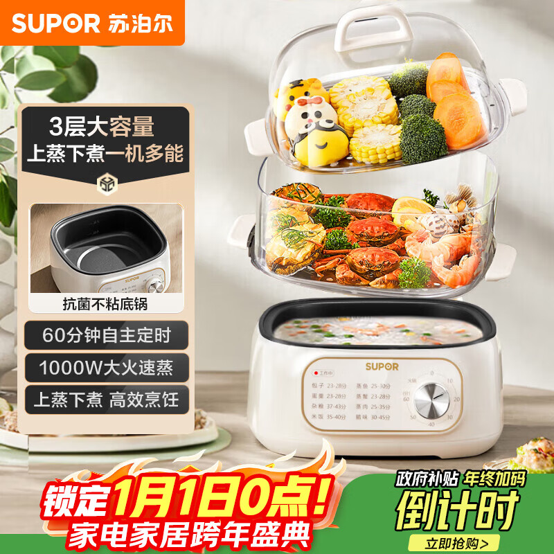 �ղ�����SUPOR�������� ������һ�� ����� ���� ���ö๦�������ӹ� �ɶ�ʱ���ȹ� ����;�� ZN23FK1568 119.85Ԫ