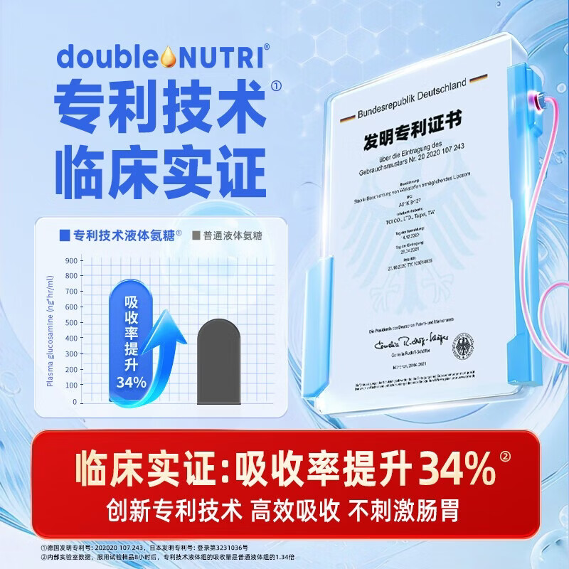 Move Free益节液体氨糖 维骨力6合1氨糖软骨素 美国进口维生素D3 中老年人 【小量尝鲜】液体氨糖 15条*1盒